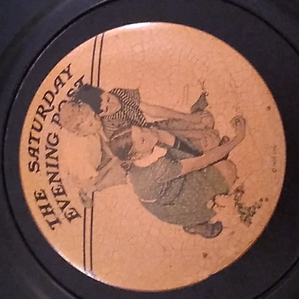 TIN Container Norman Rockwell VINTAGE